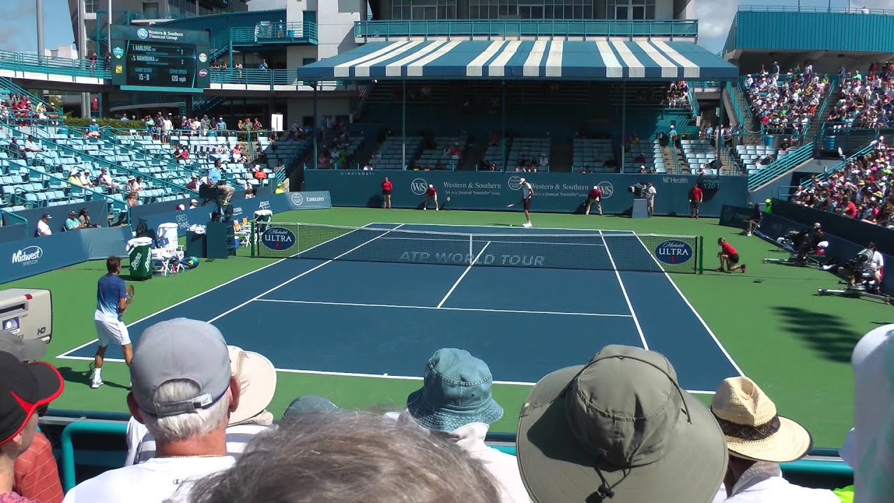Karlovic vs. Wawrinka, 2015 Western & Southern Open, Cincinnati (1 of 3)