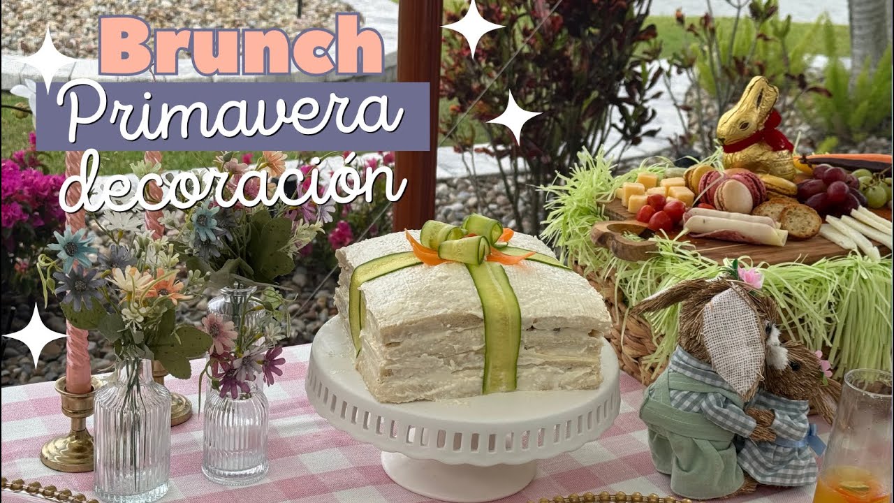 Brunch Primavera 2025. Decoracion