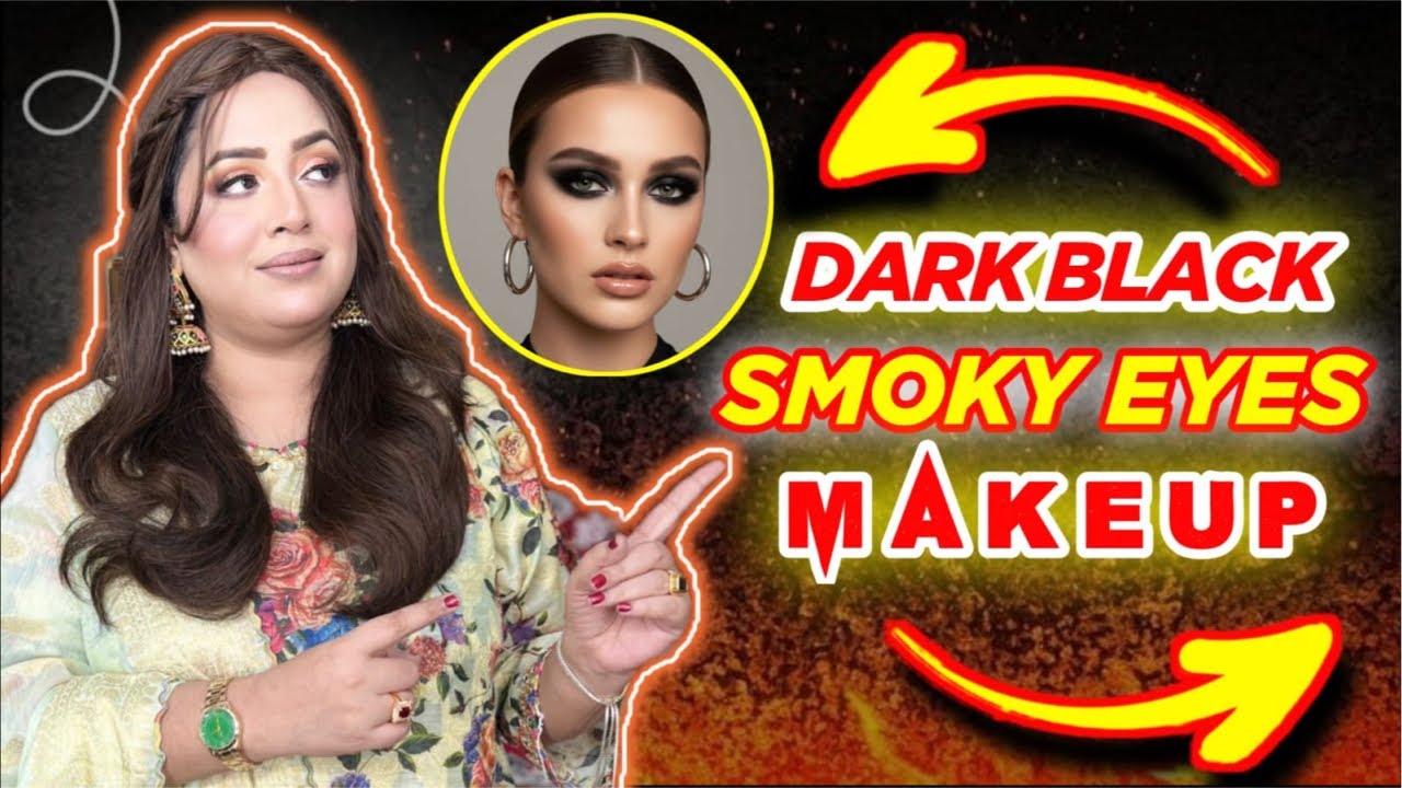 || Dark Black Smokey Eyes MakeUp 💄 || Makeover By Sonu ||  Live Session With J'S Beauty Saloon 💅