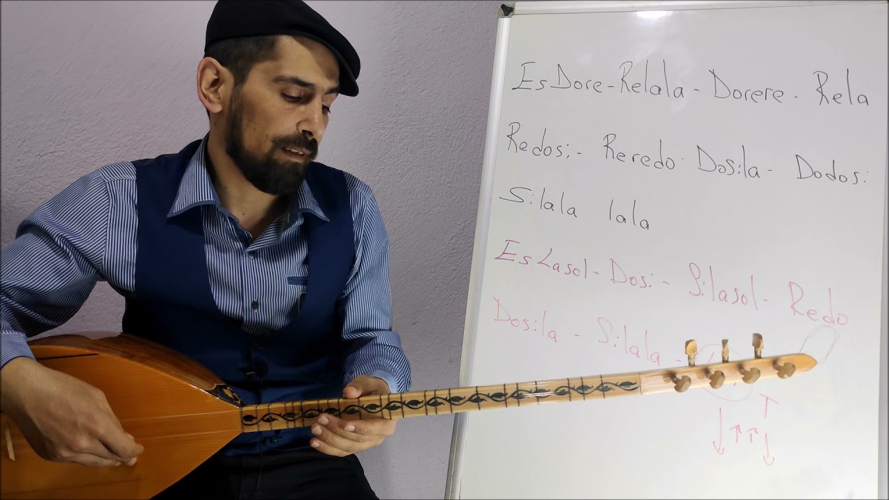 Sen Bir Aysın Uzun Sap Bağlama Solfej Dersi - Ahmet SARI