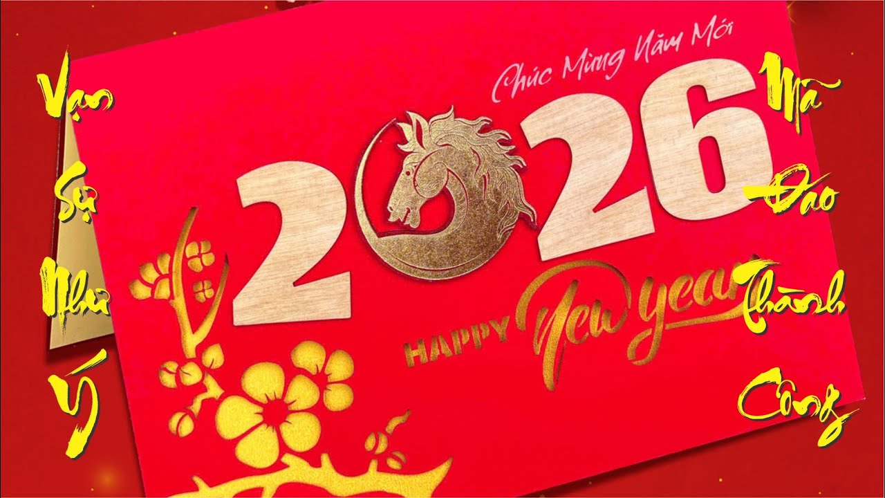 Thiệp Chúc Tết 2026 - Thiệp Xuân Bính Ngọ | Thiệp Cưới Ngọc Diễm