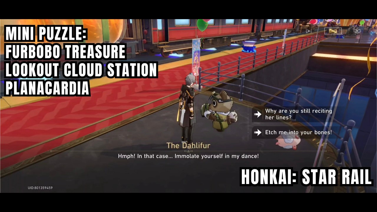 [Honkai: Star Rail Mini Puzzle] Furbobo Treasure - All Locations - Lookout Cloud Station Planacardia