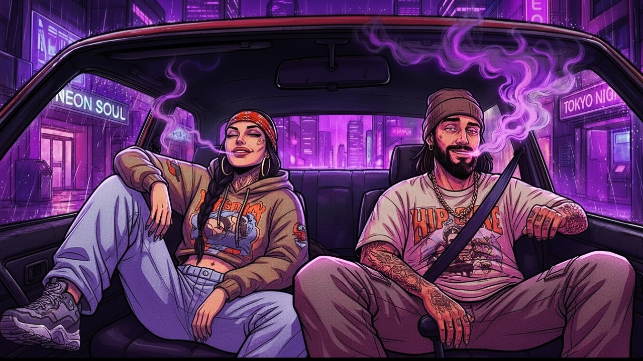 Deep Night Smoke Drive — 420 Chill Rap | Bluesy Hip-Hop • Stoner Drive