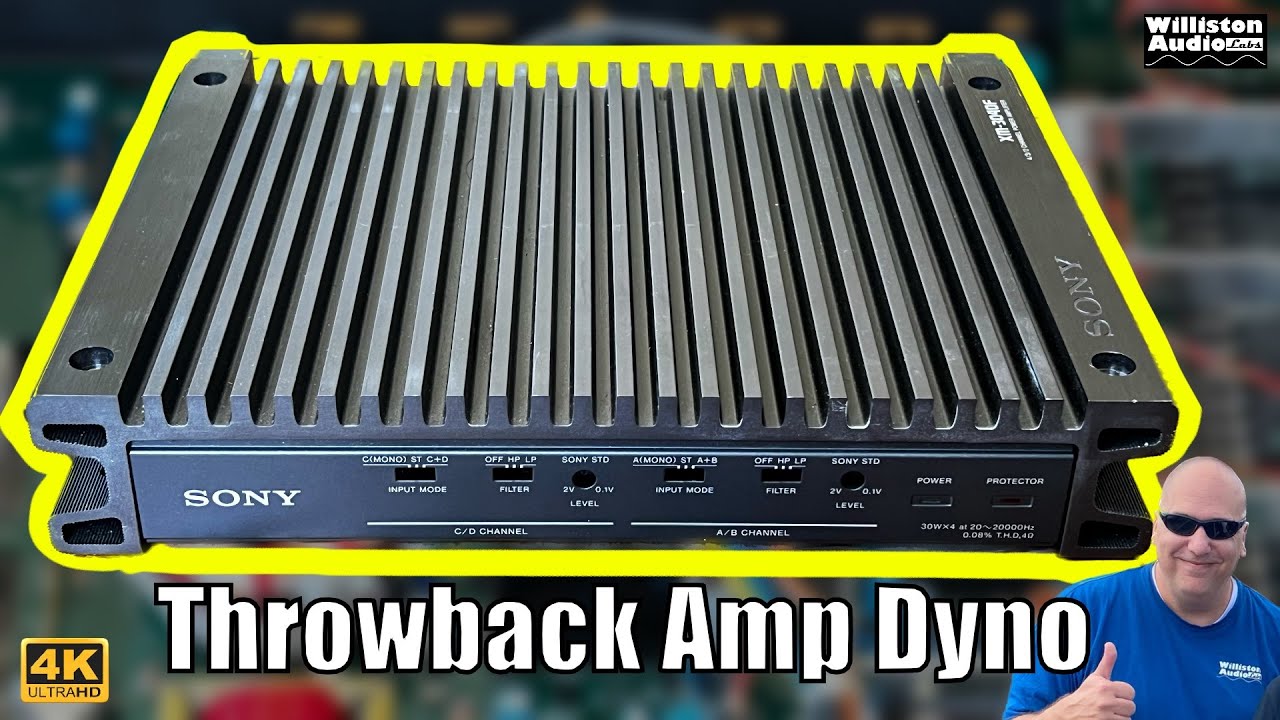 Classic 90's Sony Car Audio Amplifier - XM-3040F Four Channel