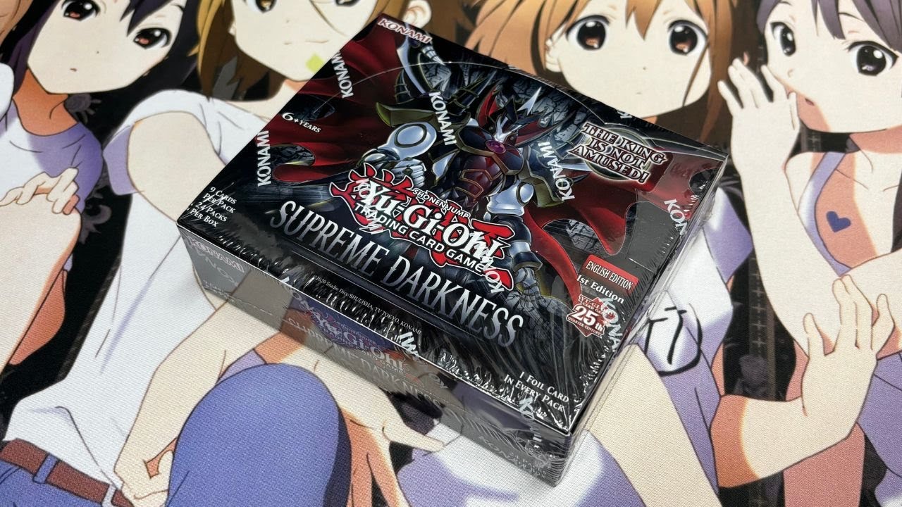 Opening Another Supreme Darkness Yugioh Booster Box TCG Factory Error Box!