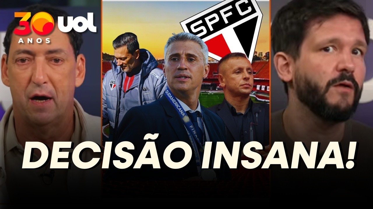 'CRESPO DEIXA O SÃO PAULO APÓS DIVERGENCIAS INTERNAS'; 'DIREÇÃO NÃO VIA EVOLUÇÃO NO TRABALHO'!