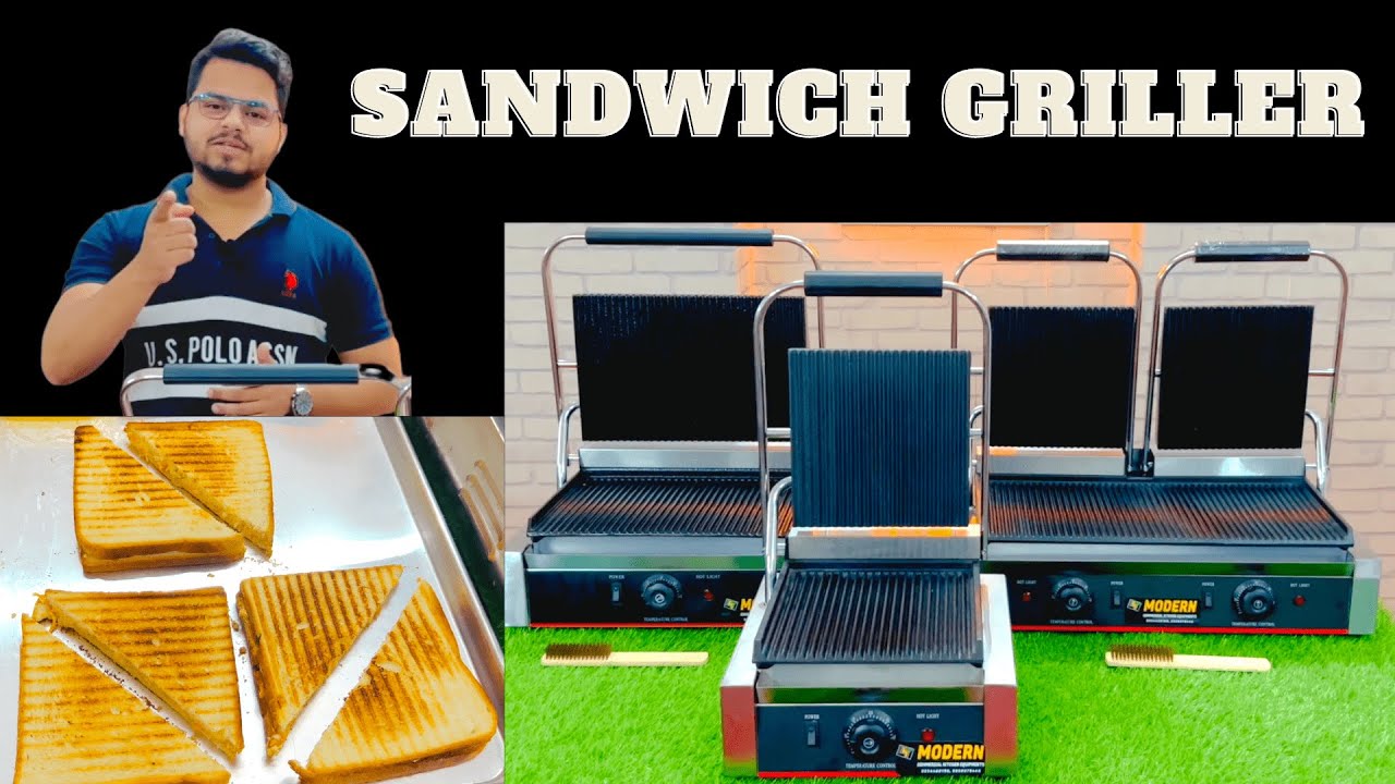 Commercial Jumbo Bread Sandwich Griller In High Quality | Working Demo | Low Investment High Returns