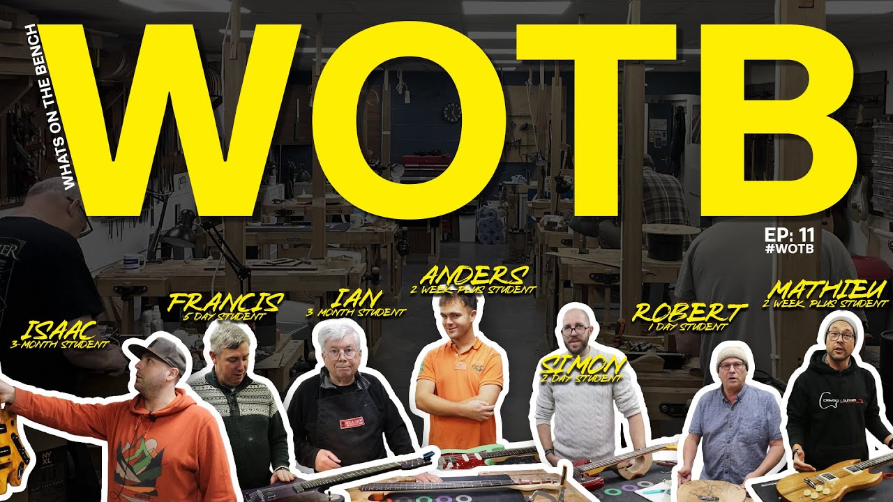 What’s on the Bench #:11 Wild Builds, First-Time Guitars, Experiments & Madness!