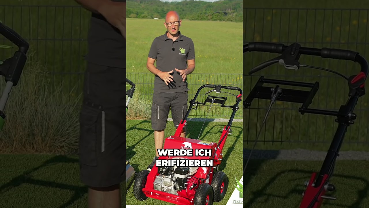 🌱 Perfektes Rasenpflege-Programm -  L&uuml;ften, Aerifizieren, Nachs&auml;en und Sanden 🌱
