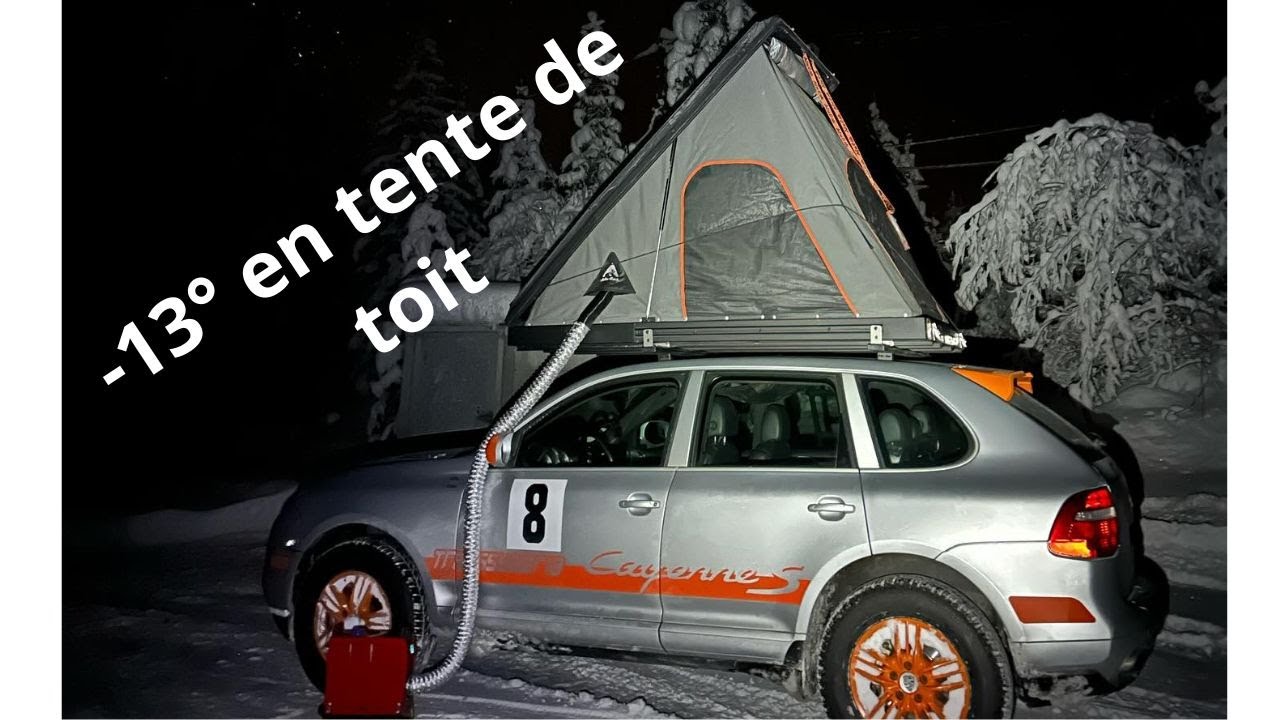 63# -13 degres en tente de toit