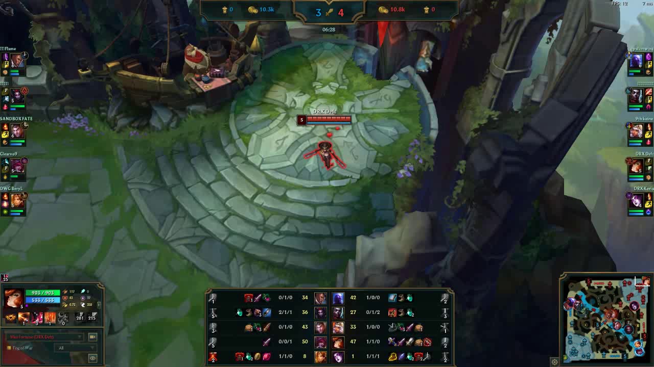 DRX Deft - Miss Fortune vs Xayah - KR Challenger 1161 LP