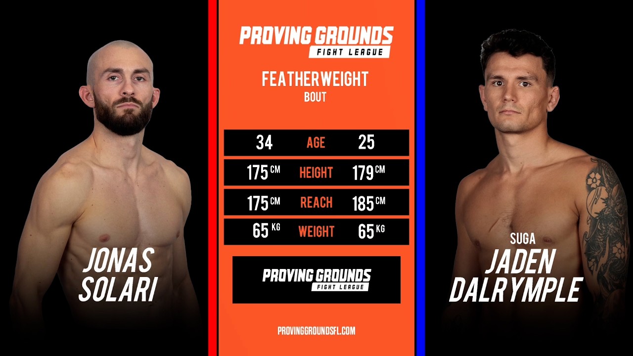 PGFL 8 - Jonas Solari VS Jaden Dalrymple - MMA Fight Video