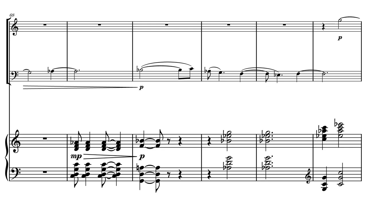 Adago for Piano Trio (Score Folio)