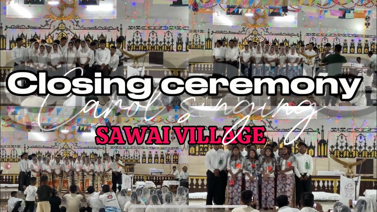 Closing ceremony of Carol singing | Church of Transfiguration Sawai