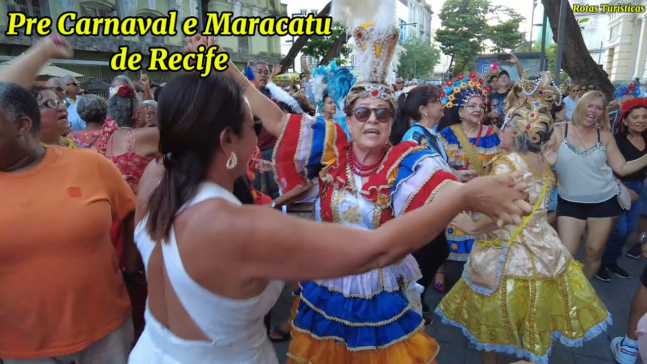 Pré-Carnaval de Recife com Maracatu