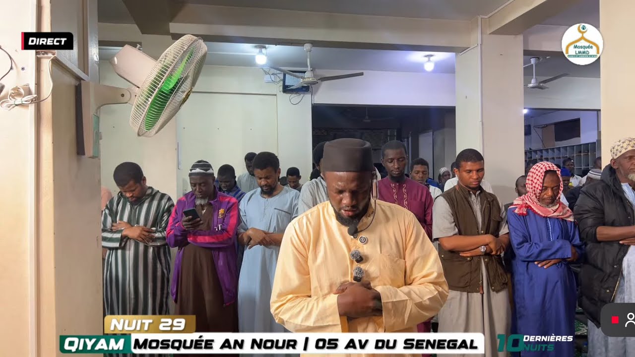 Direct tarawih Nuit 29 | Masdjid Nour | 05 Av du  Senegal 