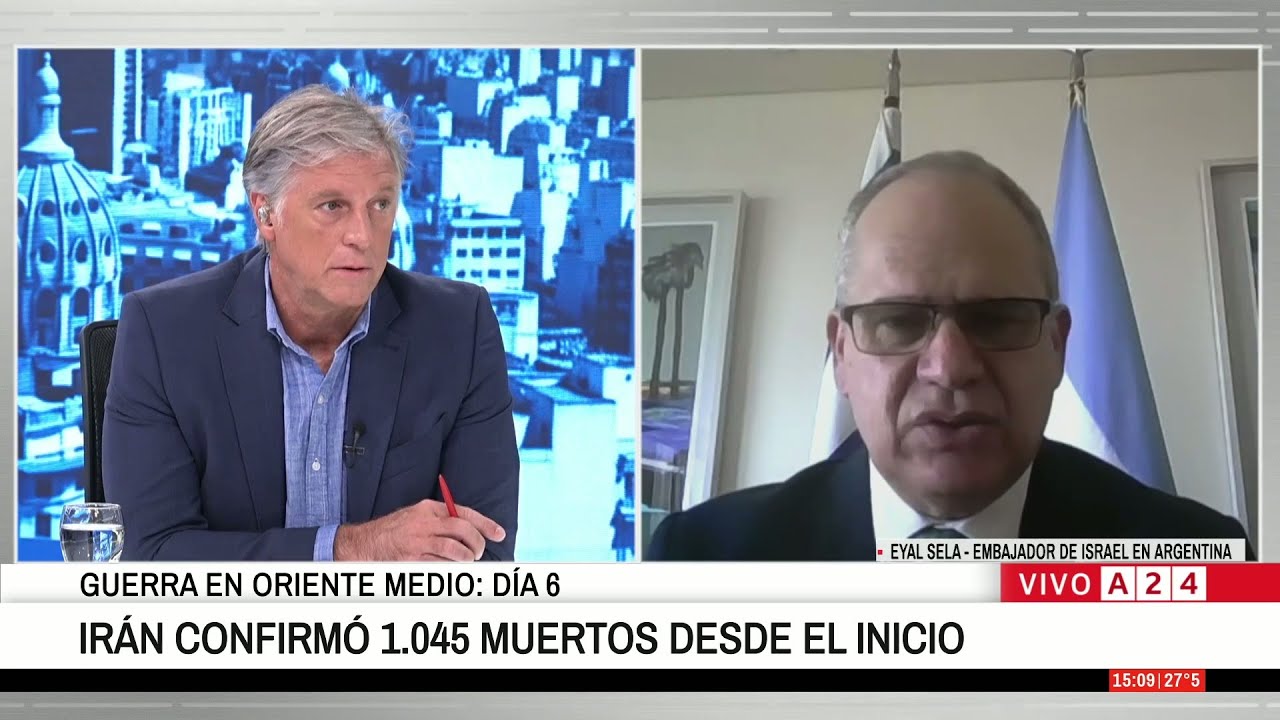 🔴 GUERRA EN MEDIO ORIENTE: habla el embajador de israel en argentina