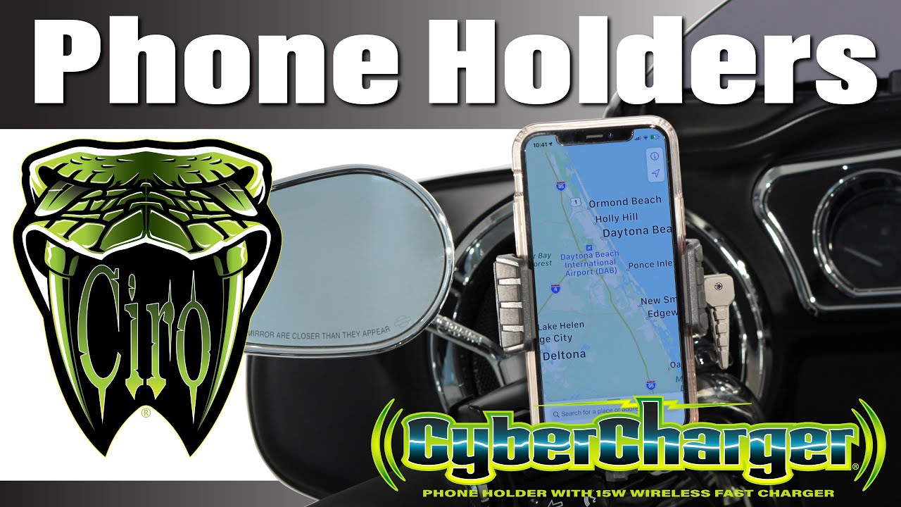 Ciro Powered and Standard Phone Holders & mounts for motorcycles, UTVs and more!