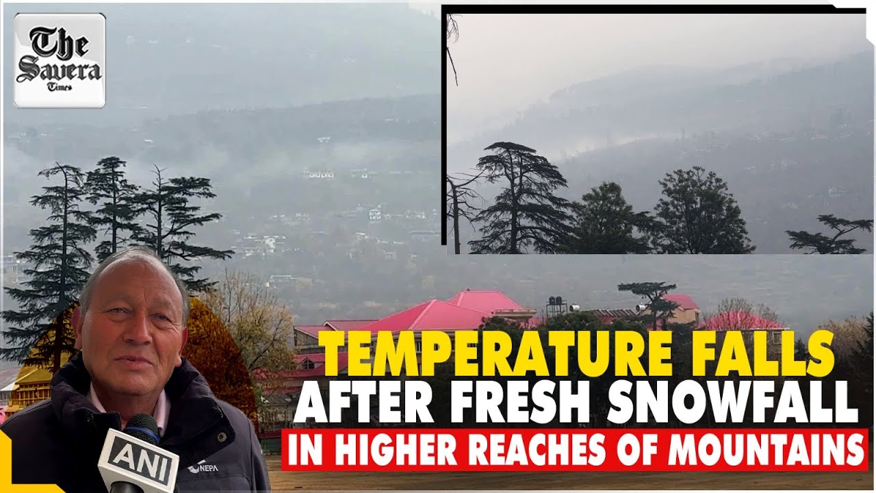 Kullu (Himachal Pradesh): Temperature falls after Fresh snowfall in higher reaches of mountains