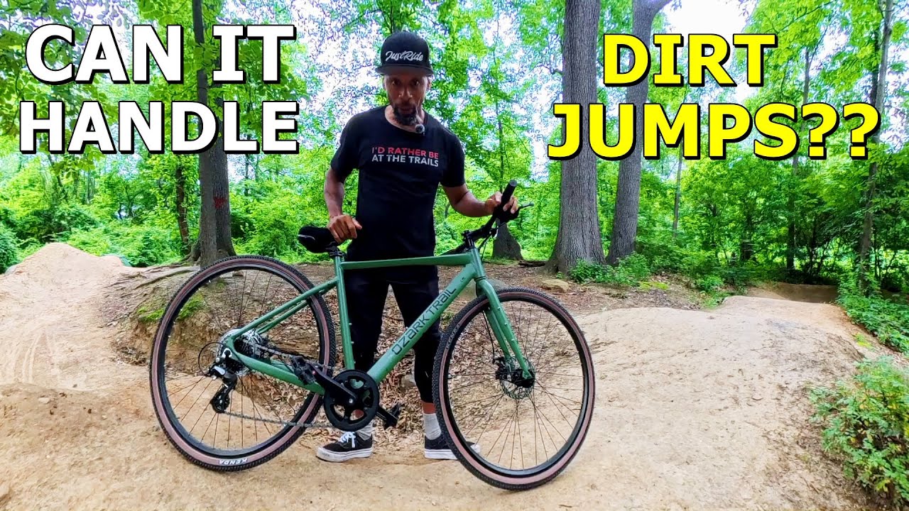 $250 Walmart Gravel Bike Vs Dirt Jumps Pt 1