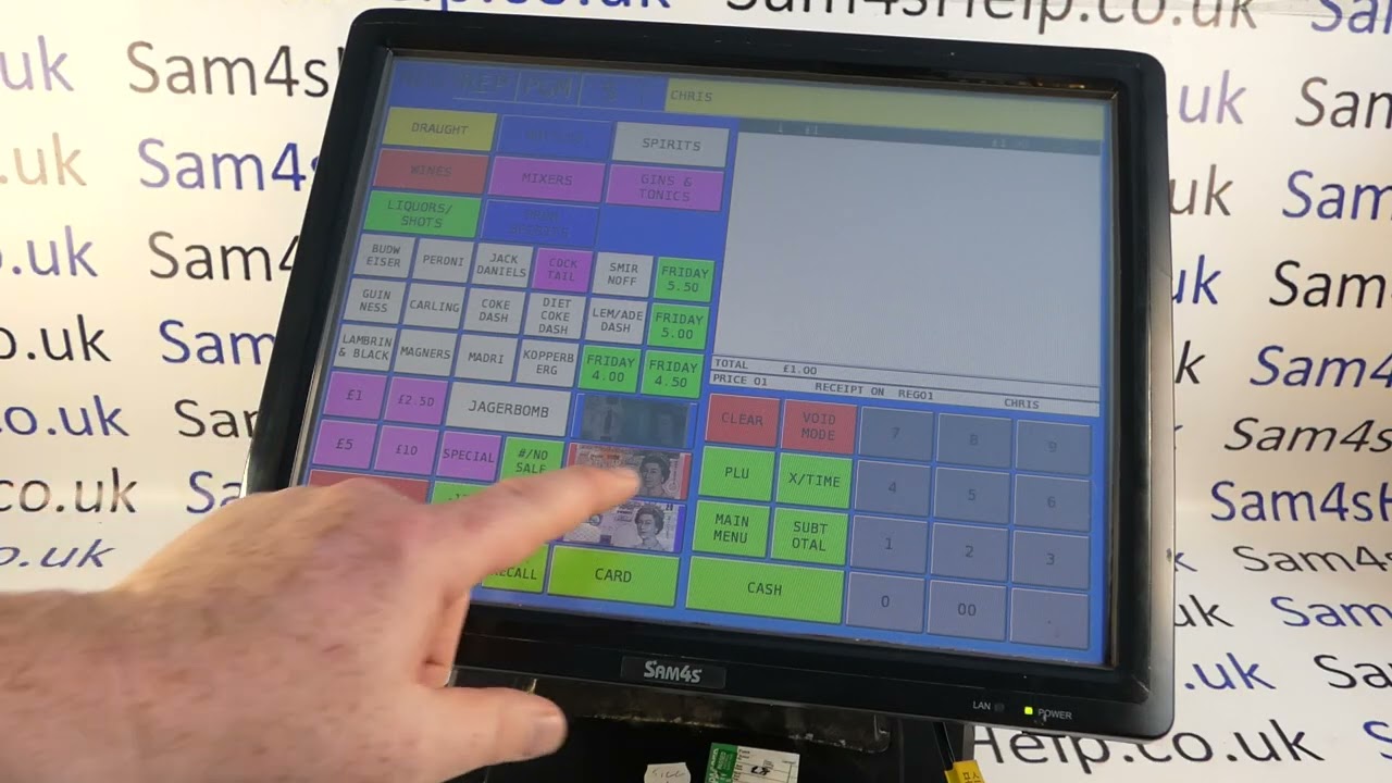 How To Fix NOT READY Error Message Sam4S SPS2200 / SPS-2200 Till Troubleshooting