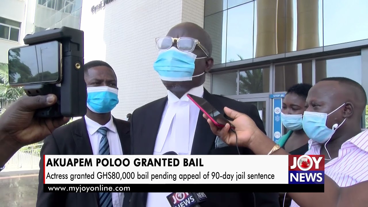 Court grants Akuapem Poloo GHS80,000 bail