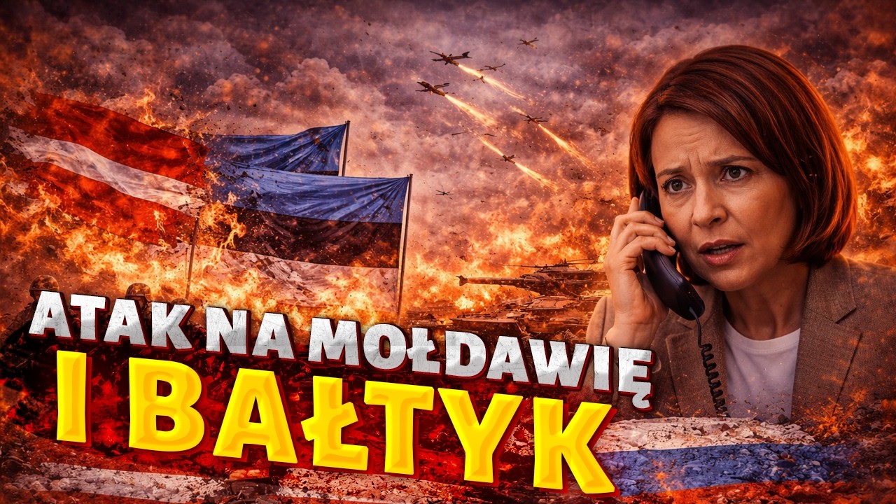 KRYZYS w Mołdawii! Sandu reaguje. Rosja ATAKUJE Estonię i Łotwę. ZŁA prognoza