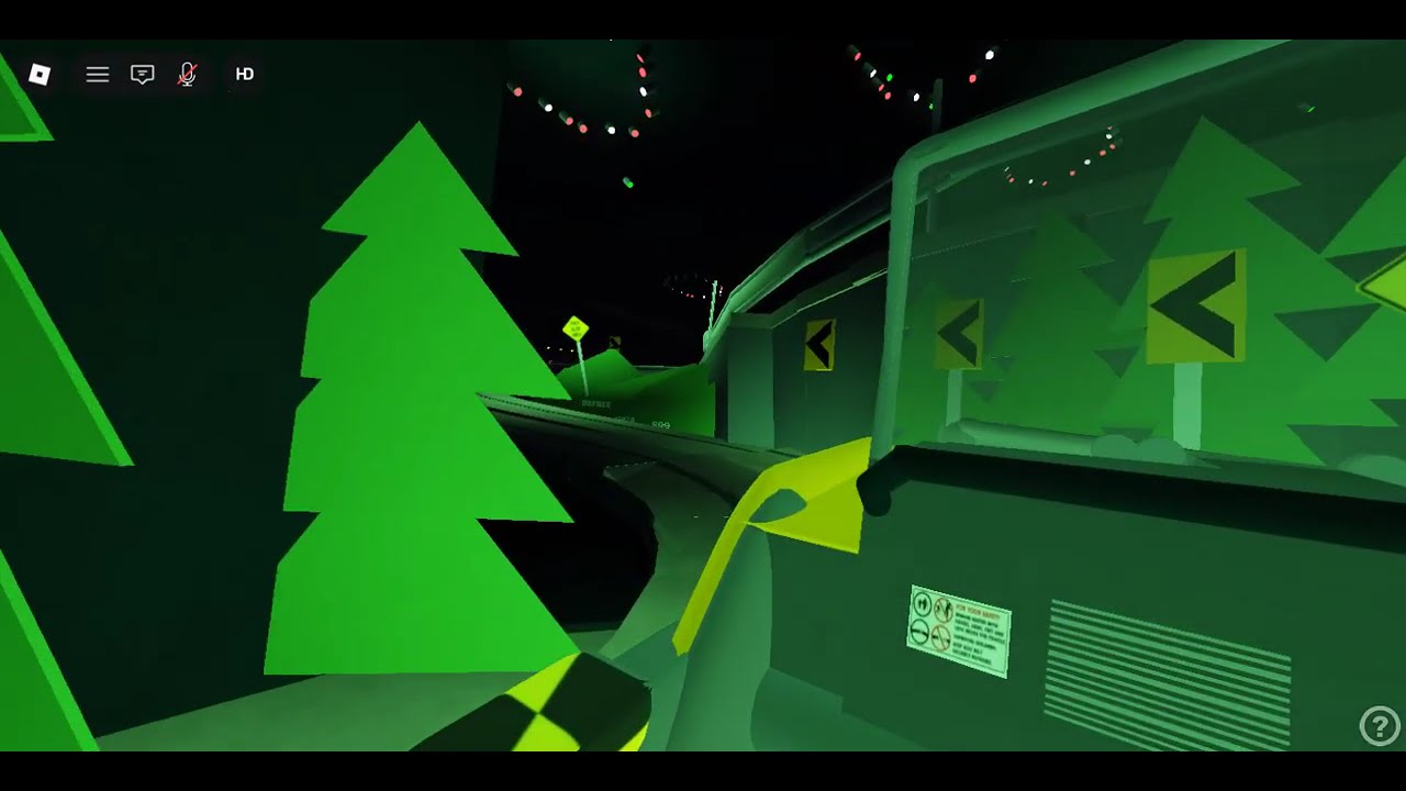 Riding on Old Test Track on Roblox! :D