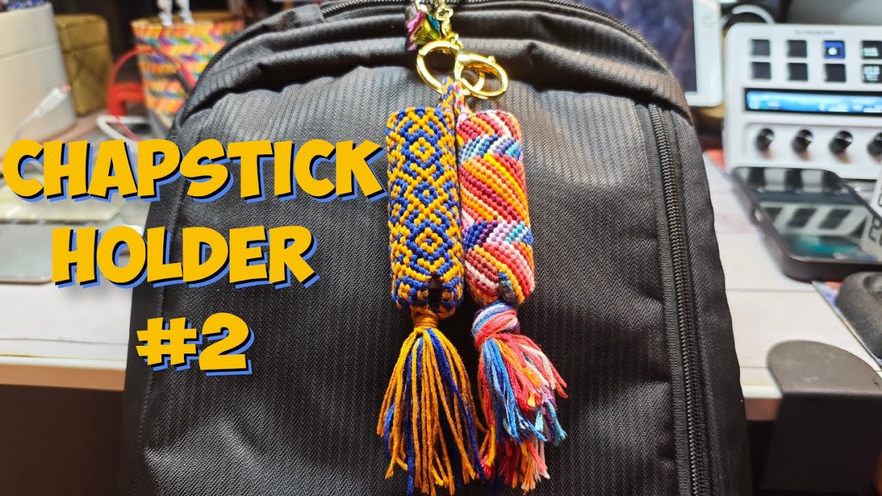 DIY Chapstick Holder V2 | Turning a 42-String Bracelet into a Functional Keychain!