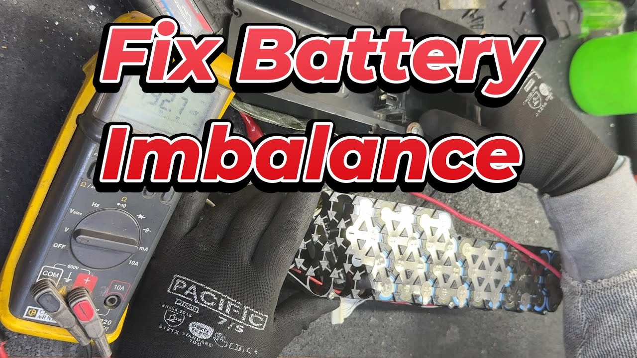 إصلاح بطارية دراجة كهربائي هل العطل خلية تالفة أم سوء توازن كيليبراج؟ ⚡ Fix Battery Imbalance