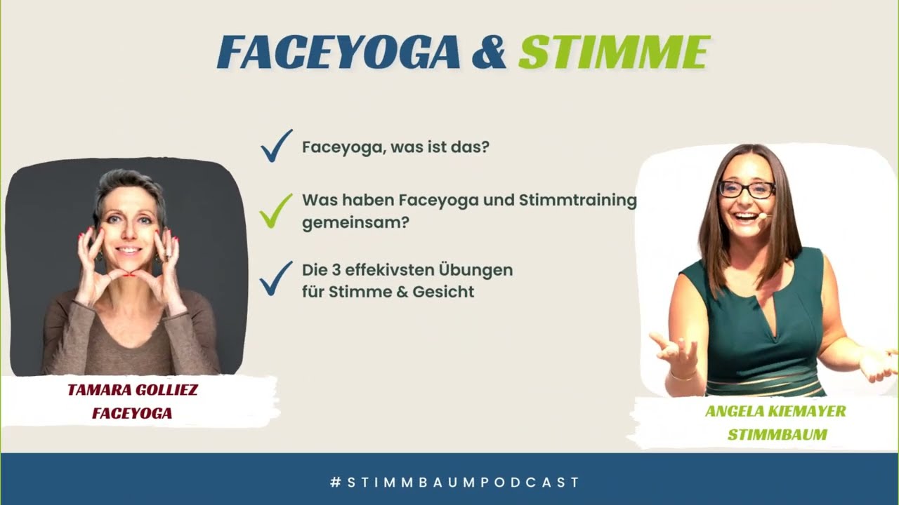 3 effektive &Uuml;bungen aus Faceyoga und Stimmtraining - Gemeinsamkeiten - Stimmbaumpodcast Nr. 121