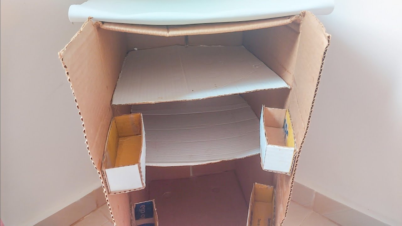 Reformando minha geladeira de papelão !!!