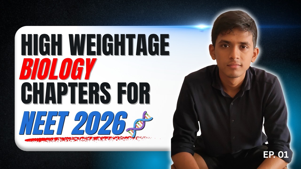 MMCian&rsquo;s Strategy: High Weightage Biology Chapters for NEET 2026