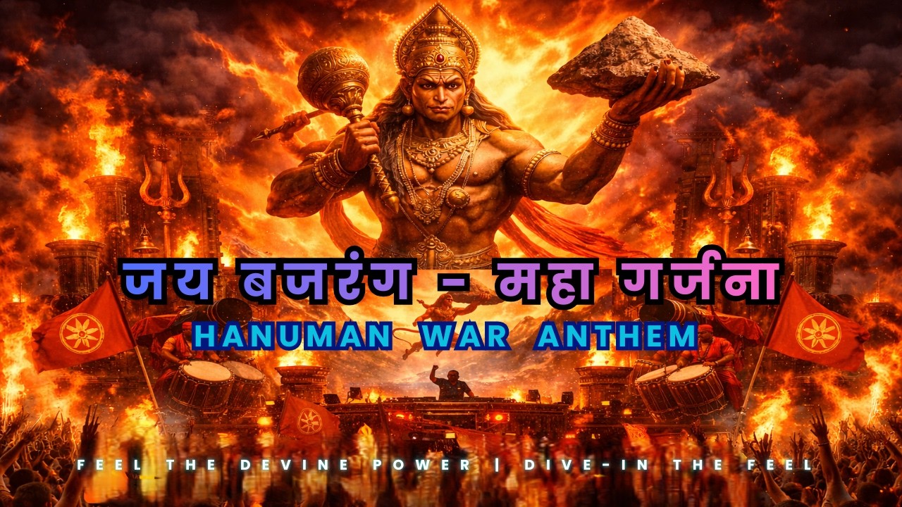 जय बजरंग 🔥 Hanuman War Anthem | Har Har Mahadev × Jai Shri Ram | Epic Devotional Afro Beat
