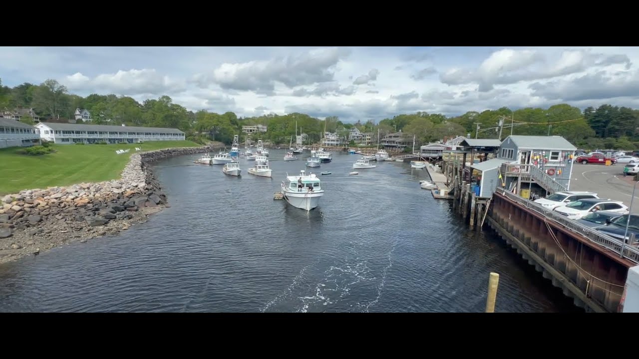 (Something different, no cars) Perkins Cove and Marginal Way in Ogunquit, Maine 5-29-2025