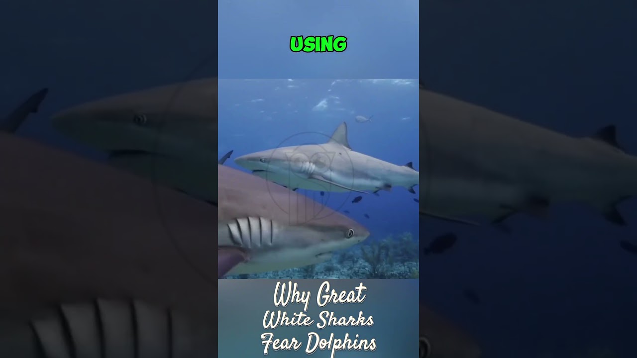 Why Great White Sharks Fear Dolphins? #shorts #animals  #wildlifestories