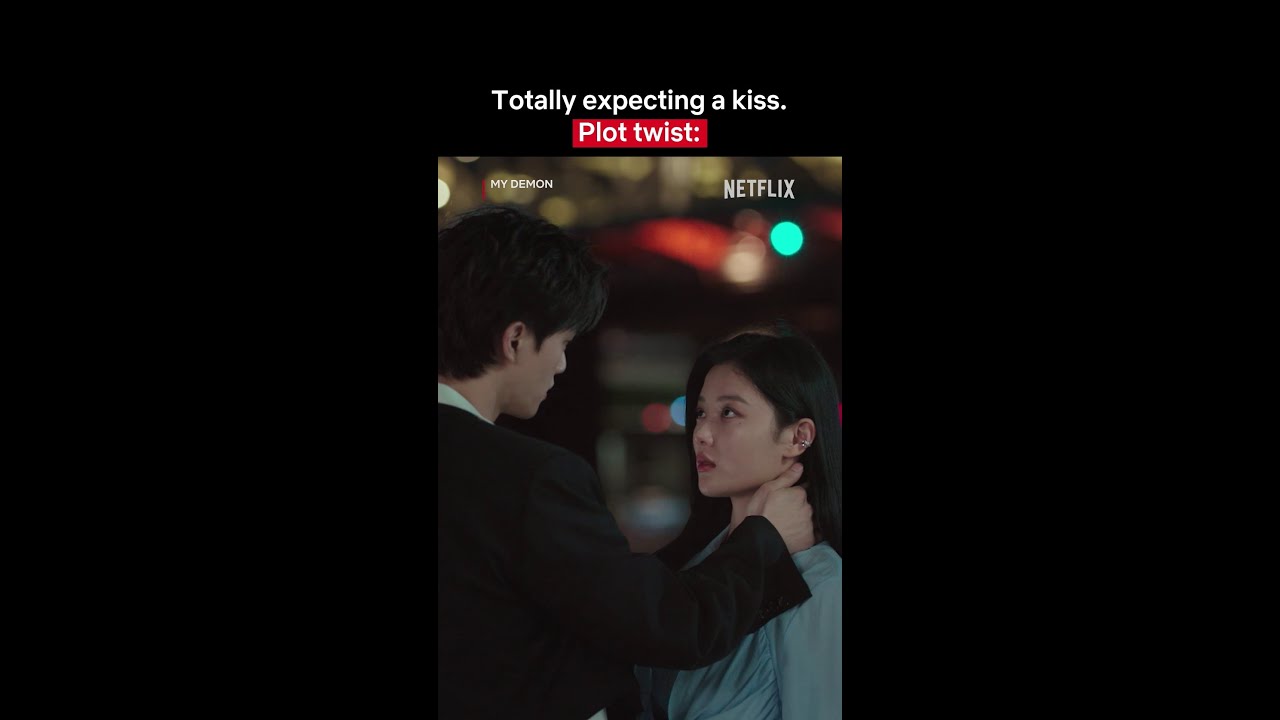 Let me give you a kiss... Just kidding! #SongKang #KimYoujung #MyDemon #Netflix