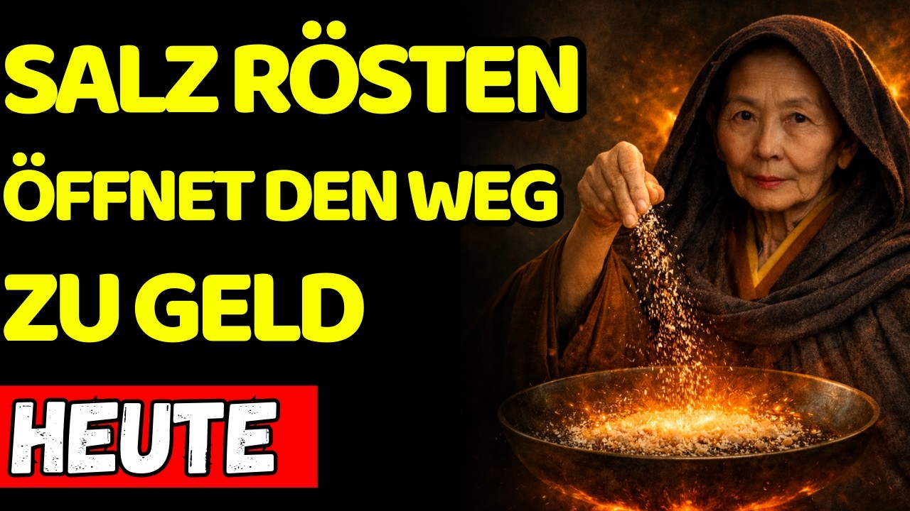 Röste Salz HEUTE: Buddhistische Weisheit öffnet den Weg zum Geld