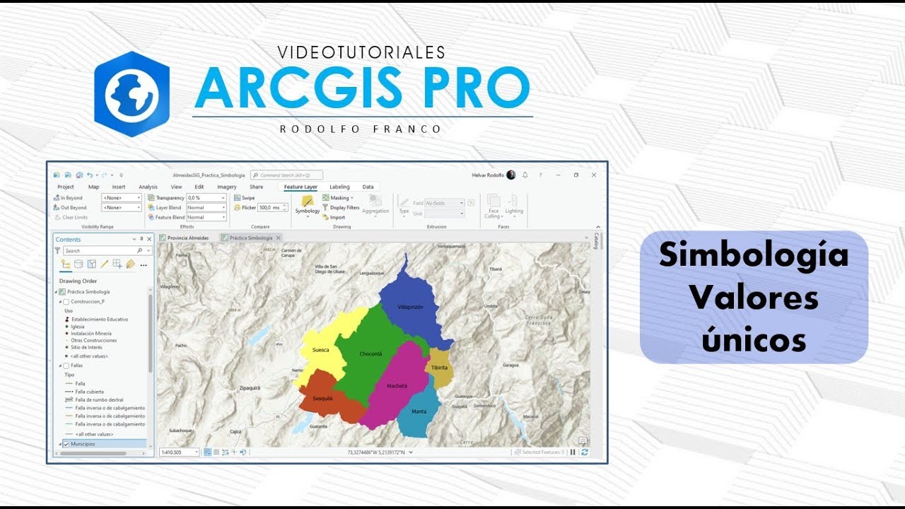 ArcGis Pro - Simbología Valores únicos