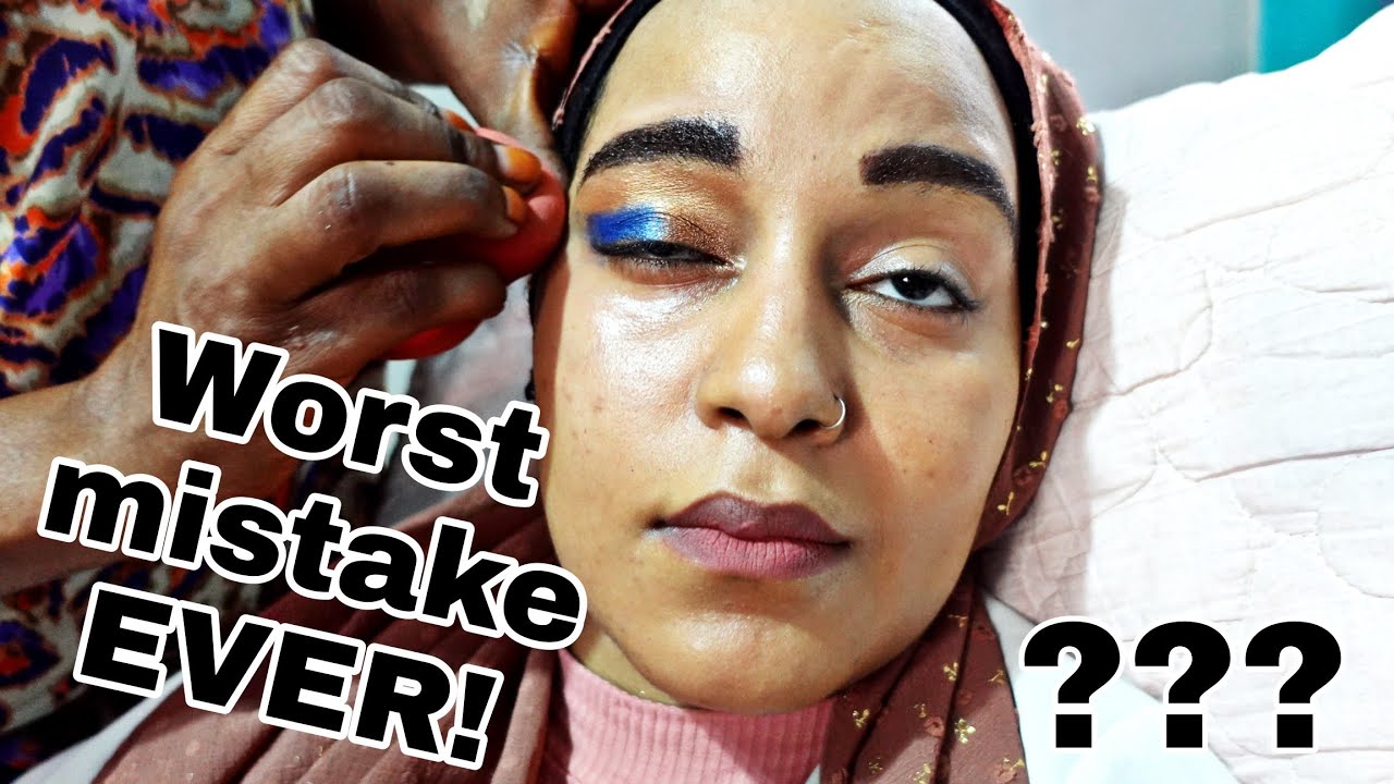 Mua made the worst mistake a makeup artist would ever do! Am still shocked 😯😯😲| #saifabeauty