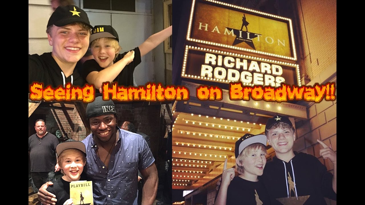 SEEING HAMILTON ON BROADWAY!! | Vlog #3: NYC Adventures Part 1/3