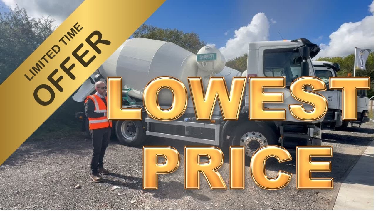 Grab a great deal on this brand new, 320bhp Renault / IMER 6x4 concrete mixer!