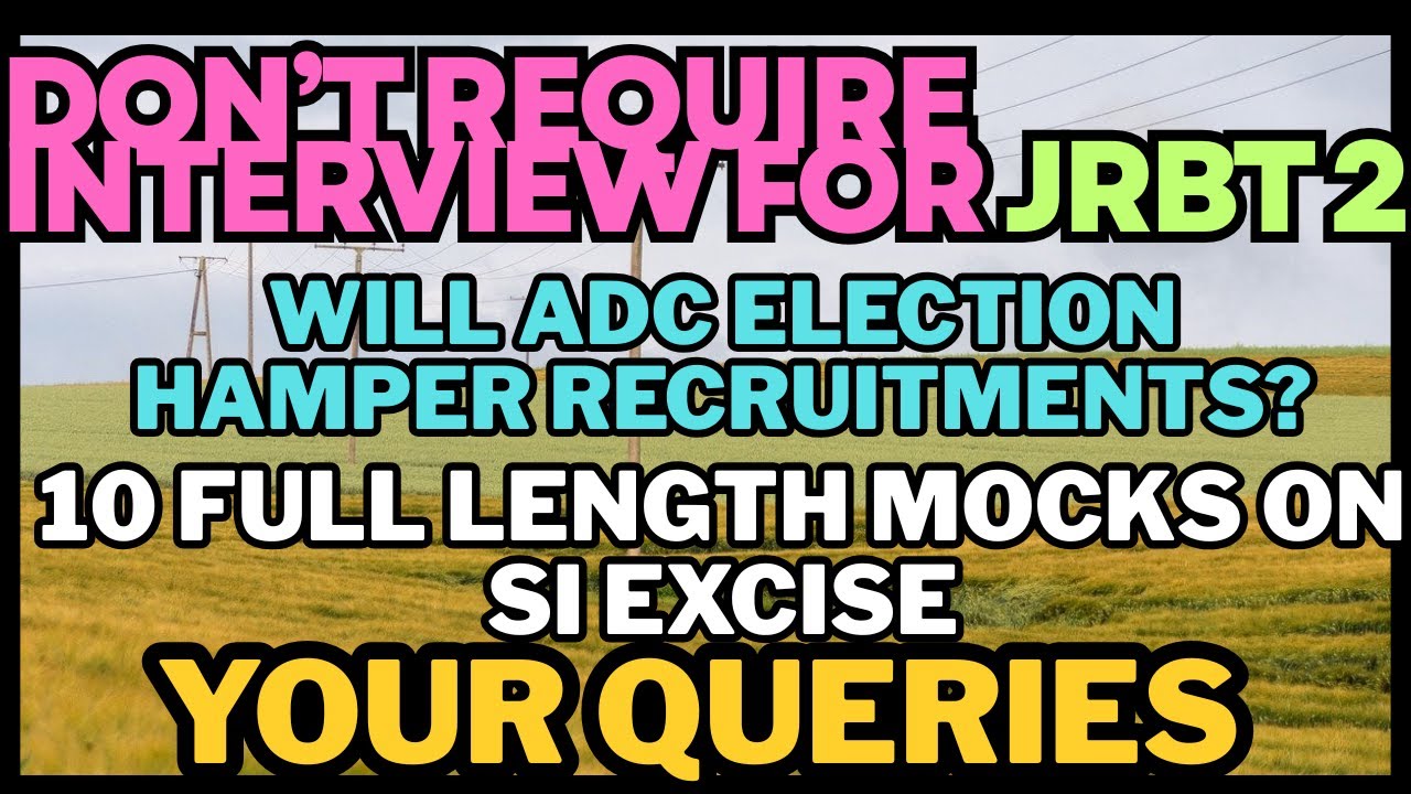 Your Most Important Queries Answered | TPSC SI Excise Preparation | #tpsc #jrbt