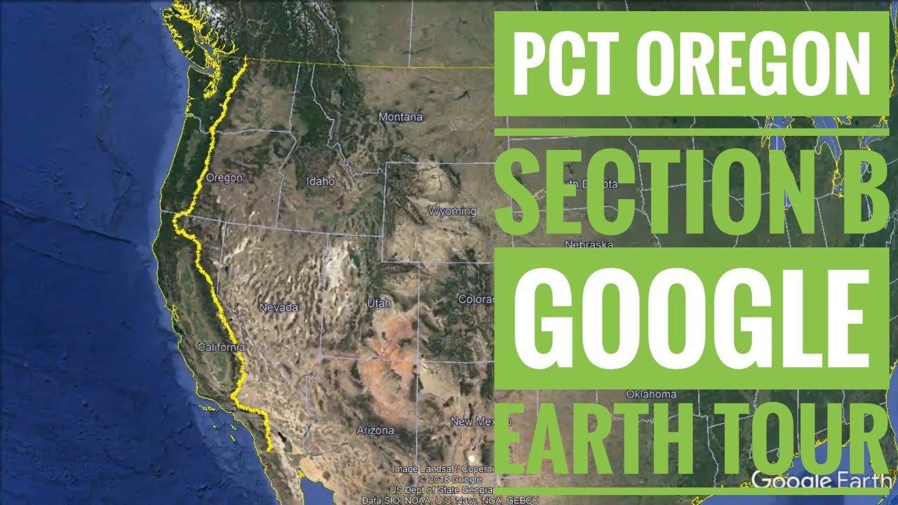 PCT Oregon Section B - Google Earth Tour