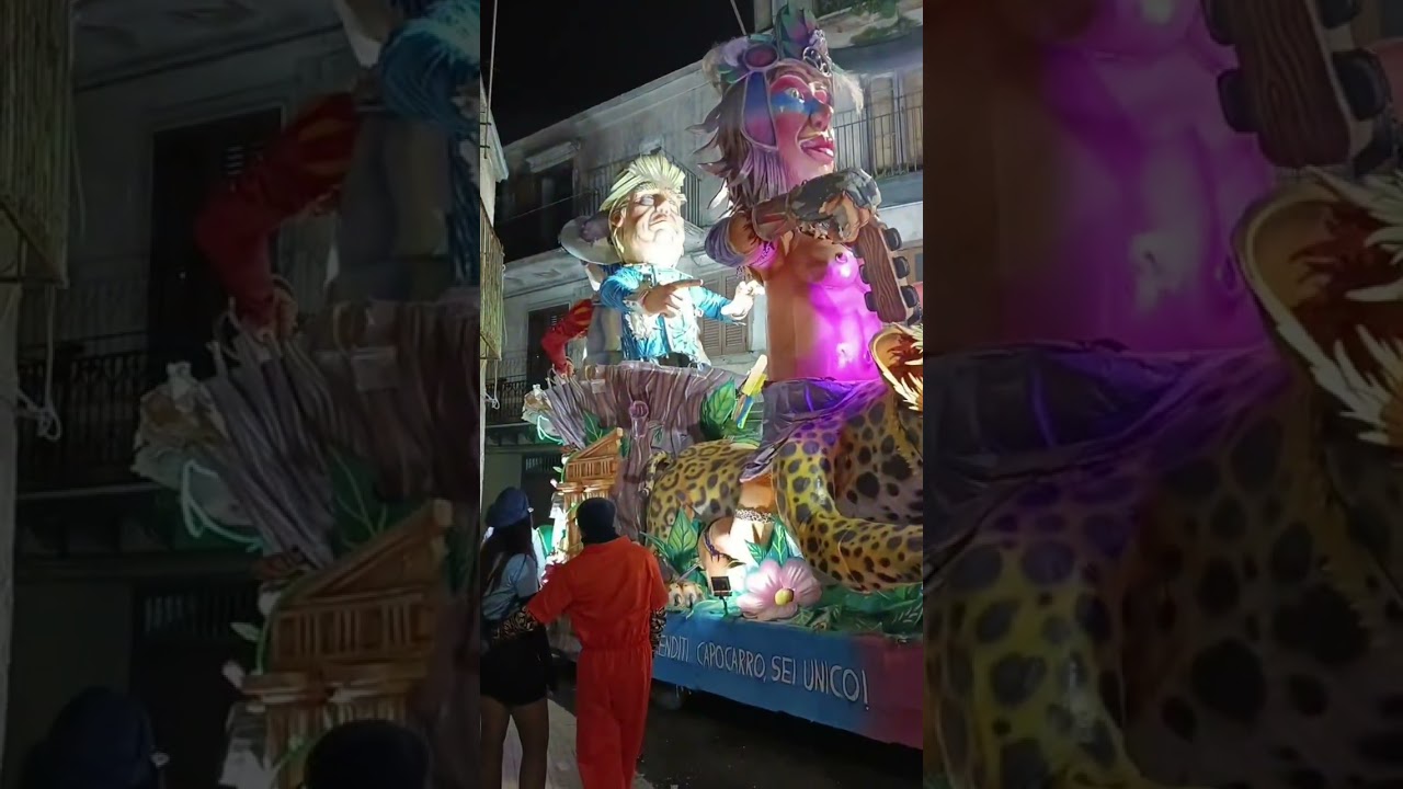 Carnevale Bisacquinese 2026 INNO CARRO ALLEGORICO: FACCI NOVI STESSU PUTIRI STA STORIA AVA FINIRI