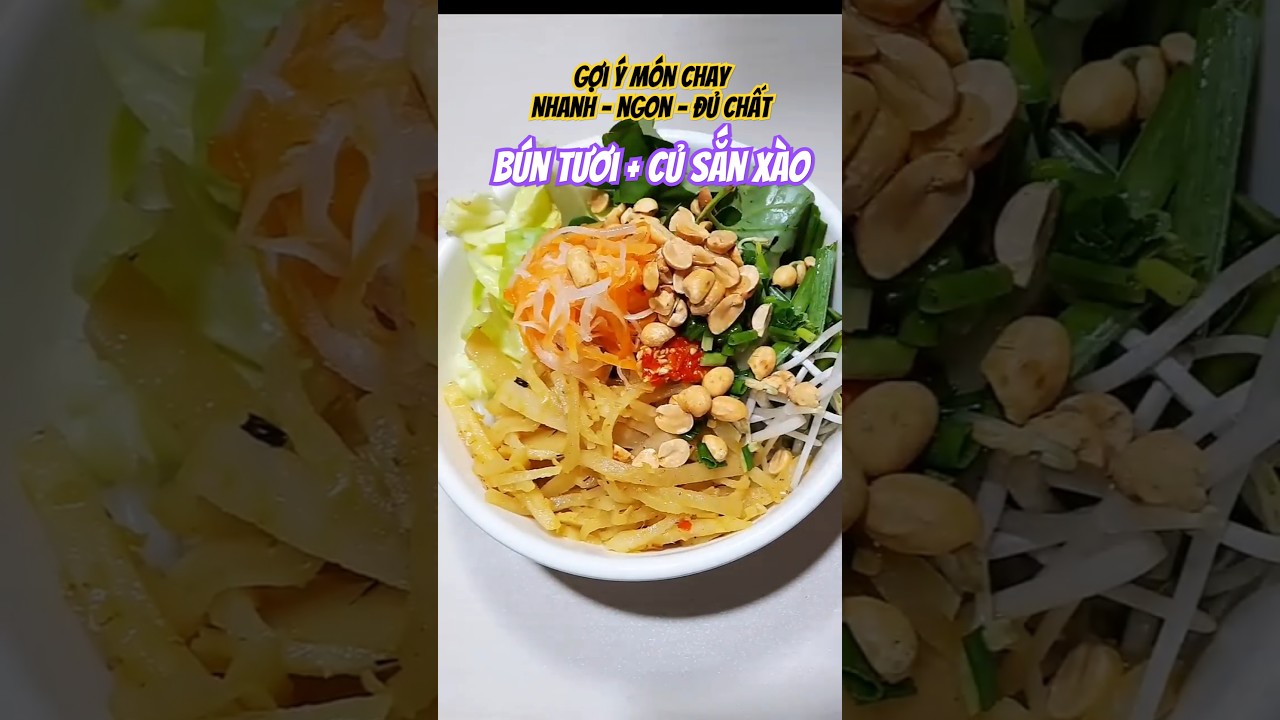 gợi &yacute; m&oacute;n chay NHANH - NGON - ĐỦ CHẤT #food #monchayngon #monchayngondelam