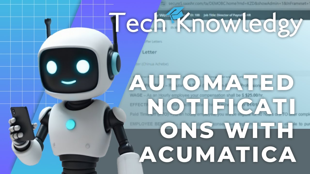 How to Create Automated Notifications with Acumatica ERP | Step-by-Step Guide