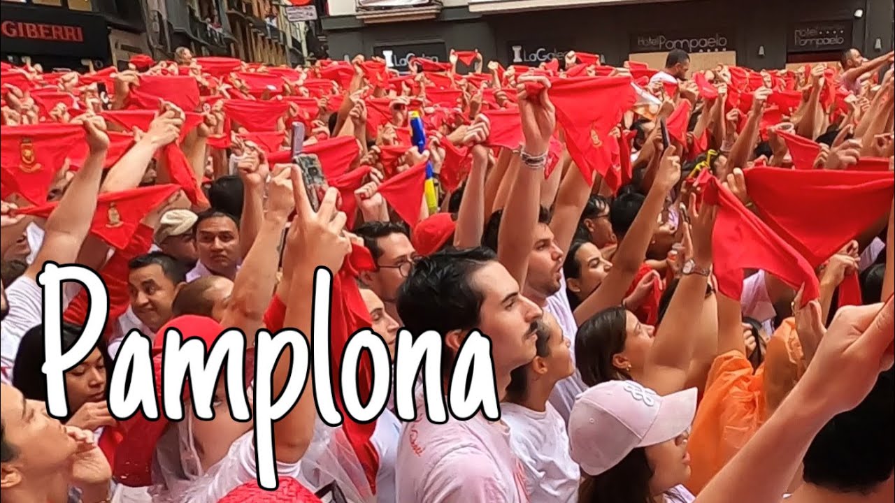 San Fermin 2022. Chupinazo. Pamplona, Spain