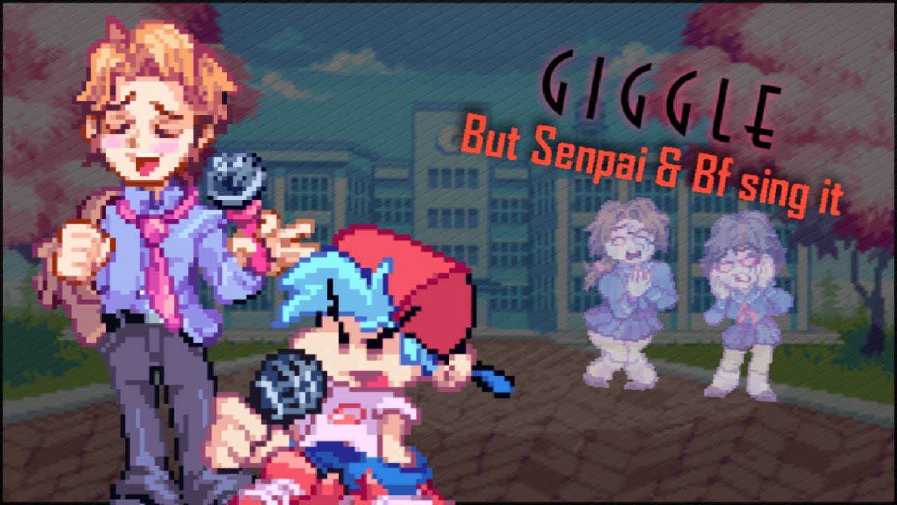Giggle But It's a Senpai & Bf Cover