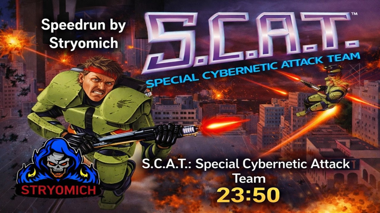 Speedrun by Stryomich S.C.A.T.: Special Cybernetic Attack Team 23:50